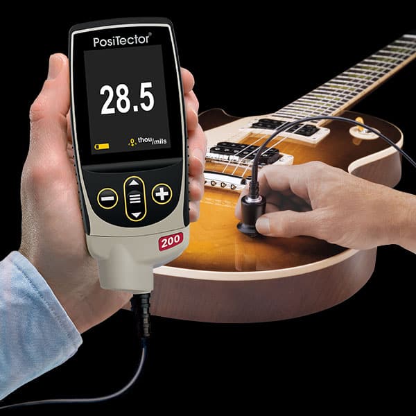 PosiTector  Measure On Guitar